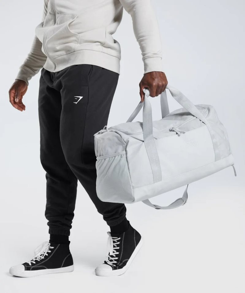 Gymshark Medium Everyday Gym Sports Bag Light Grey | NZ 8USZXR